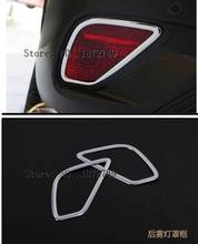 For Mitsubishi Eclipse Cross 2017 2018 2019 Car Exterior Protect Hoods Rear Tail Fog Light Lamp Cover Trim foglight Bumper 2pcs 2024 - buy cheap