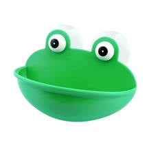 Bathroom Wall Hanging Container Holder Soap Dish Case Household Storage Frogs Shaped Soap Box With Suction Cartoon Bath Tray 2024 - buy cheap