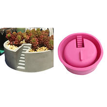 Molde de pote de flor de silicone diy para plantas suculentas plantador pote molde concreto moldes fazendo sabão molde artesanal forma 2024 - compre barato