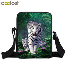 Animal White Tiger Cross Bag Women Handbag Girls Shoulder Bags Small Satchel Ladies Messenger Bags Leisure Clutch Bookbag Gift 2024 - buy cheap