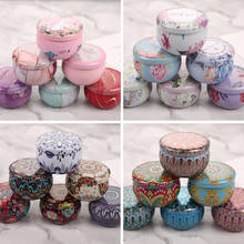6Pcs Drum-shaped Jewelry Candy Cookie Box Festive Party Supplies Rose Tea Pot Tin Box Small Personality Jewelry Box 2024 - buy cheap