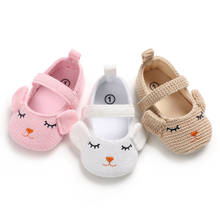 Newborn Baby Girl Soft Sole Crib Shoes Prewalkers Cute Cartoon Shallow Princess Shoes Infant Toddler First Walkers 2024 - buy cheap