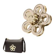 Flower Shape Clasp Turn Lock Twist Locks Metal Hardware For DIY Handbag Shoulder Crossbody Bag Purse 2024 - buy cheap