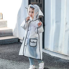Casaco de chuva infantil, jaqueta impermeável para crianças 2024 - compre barato