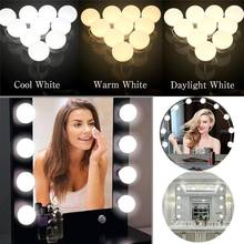 LED 12V Makeup Lamp Wall Light Beauty 2 6 10 14 LED Bulb For Dressing Table Stepless Dimmable Vanity Mirror Light 2024 - buy cheap