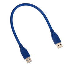 Удлинительный кабель USB к USB, удлинитель USB 3,0 типа «Папа-папа» для радиатора, жесткого диска, вебкамеры, Удлинительный Кабель USB 3,0 2024 - купить недорого