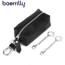 Large Capacity Men Car Key Bag Small Business Kay Case Genuine Leather Women Housekeepers Ladies Key Holders Unisex Pouch Purse 2024 - buy cheap
