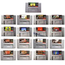 16-битные аксессуары для видеоигр, картридж для консоли Nintendo SFC/SNES US NTSC, английская версия 2024 - купить недорого