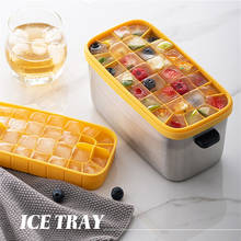 Ice Box Tray Kitchen Gadgets Ice Cube Tray Silicone Ice Cake Mold Ice Cream Box Maker Easy to Clean Refrigerator Tools Ice Maker 2024 - buy cheap