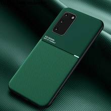 Capa de couro luxuosa para huawei y9 2019, capa de placa de carro magnética, capa de celular de silicone 2024 - compre barato