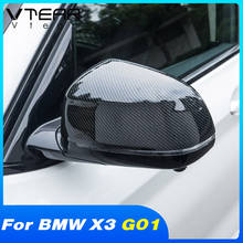 Vtear Rearview Mirror Cover Exterior ABS Decoration Protection Auto Accessories Car Modification Parts For BMW X3 G01 2018-2021 2024 - buy cheap