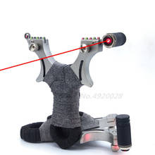 Hunting slingshot infrared laser fast pressing stainless steel catapult and rubber band outdoor shooting sling shot 2024 - buy cheap