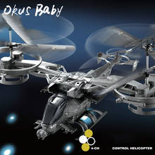 Helicóptero de 4 canales a control remoto para niños, cuadricóptero de 2,4G, modelo Avatar Fighter, juguetes de regalo 2024 - compra barato