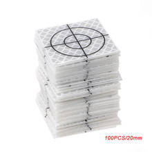 100Pcs/Set Reflector Sheet Reflective Tape Target Total Station 20x20mm 2024 - buy cheap