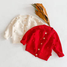 Roupas infantis meninos meninas suéter de malha colete primavera outono algodão puro suéter de bebê 0-2 anos de idade roupas de bebê 2024 - compre barato