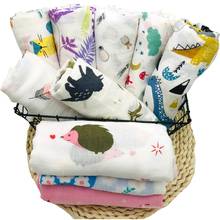 70% bamboo fiber muslin baby blanket swaddle wrap for newborn very soft babies blankets Multi-use big diaper Blankets Infant 2024 - buy cheap
