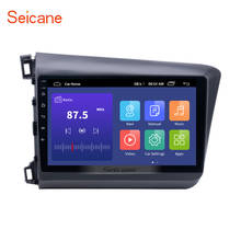 Seicane 9 inch RAM 4GB Android 10.0 2din Car radio Head Unit Player GPS For Honda Civic 2011-2015  Support RDS Mirror link  TPMS 2024 - buy cheap