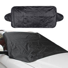 SPEEDWOW 1Pcs Car Exterior Protection Blocked Car Covers Snow Ice Protector Visor Sun Shade Fornt Rear Windshield Cover Shields 2024 - buy cheap