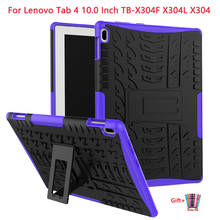 For Lenovo Tab 4 10 TB-X304F/X304N/X304L Cases Armour Hybrid Stand Hard PC Cover For Lenovo Tab 4 Plus 10.0 TB-X704N X704F X704L 2024 - buy cheap