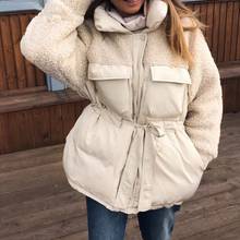 NEWDISCVRY Faux Fur Teddy Coat Women Autumn Winter Casual Solid Slim Long Jacket Female Elegant Thick Parkas Oversized Clothes 2024 - buy cheap