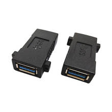 NCHTEK USB 3,0 extensión de hembra a hembra adaptador de acoplador Exteder con orificios de montaje en Panel/envío gratis/2 uds 2024 - compra barato