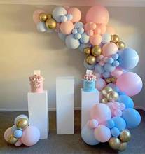 Guirnalda de arco rosa y azul, Kit de Globos de aluminio, Estrella y Luna, suministros de decoración para fiesta de cumpleaños, Baby Shower, Globos de aire 2024 - compra barato