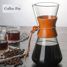 400ml 600ml 800ml máquina de café espresso cafeteira de vidro resistente com filtro de aço inoxidável despeje sobre o pote de gotejamento 2024 - compre barato