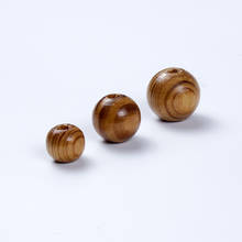DIY 3-500Pcs/Lot Pine Round Natural Wooden Beads 6-30mm Wood Loose Beads for Jewelry Making Bracelet Craft Accesories 2024 - buy cheap