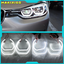 DTM Стиль с украшением в виде кристаллов светодиодный Ангельские глазки гало кольца светильник наборы для BMW X3 F25 2010-2014 галогенные лампы головного светильник стайлинга автомобилей 2013 2012 2011 2024 - купить недорого