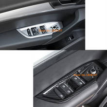 Car Left Hand Driver Door Inner Window Glass Panel Armrest Lift Switch Button Trim 4pcs For Audi Q5 2018 2019 2020 2021 2024 - buy cheap