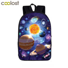 Galaxy Starry Night Backpack Universe Planet Teenage Boy Girl School Bags Children School Backpack Women Men Book Bag Kids Gift 2024 - buy cheap