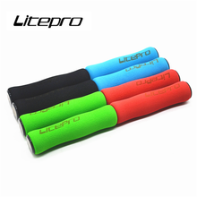 Litepro Dual Pass Handlebar Sponge Grips Universal Comfortable Shock For Mountain Bike Folding Bicycle Absorption Non-slip Grip 2024 - buy cheap