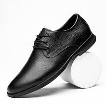 Sapatos casuais masculinos de couro genuíno, calçados oxford de qualidade italiana para uso em casamento, sapatos de marca de luxo para inverno 2024 - compre barato