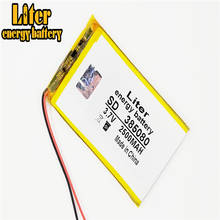 3.7V 2500mAh 385080 Lithium Polymer Li-Po li ion Rechargeable Battery cells For Mp3 MP4 MP5 GPS PSP mobile bluetooth 2024 - buy cheap