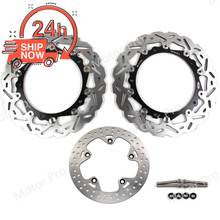 Para bmw r 1200 gs abs 2014 2015 dianteiro disco de freio traseiro rotor kit acessórios da motocicleta r1200gs r1200 1200gs 14 15 preto 2024 - compre barato