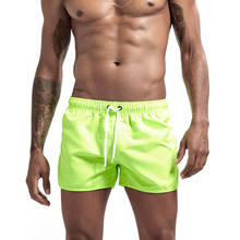 new 14 color solid swimwear men summer beach shorts board swimmng trunks boxer shorts men swimsuit sunga briefs swim suit 298 2024 - buy cheap