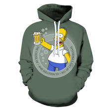Latest 3D printing Simpson Women Hoodies Sweatshirts Quality Hooded Jacket Novelty Streetwear Fashion Casual Pullover 2024 - buy cheap