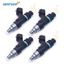 OVERSEE 4pcs/set Fuel Injector 15710-82K50 for 2015 Suzuki Outboard Motor DF 90 Boat Engine Parts 2024 - buy cheap