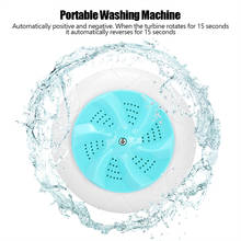 200 rpm/min Washing Machine Mini Travel Portable Household Small Washing Machine Ultrasound Turbo Washer Laundry Cleaning Tool 2024 - buy cheap