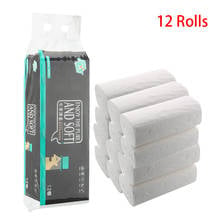 Rollo de papel higiénico sin núcleo para el hogar, servilletas de 4 capas, para baño y cocina, 12 rollos por lote 2024 - compra barato