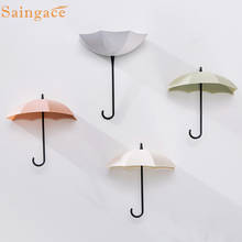 Saingace Storage hooks 3pcs/set Cute Umbrella Key Holder Wall Hook creative Hanger Organizer Durable racks perchero crochet 2020 2024 - buy cheap