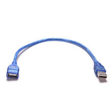 Отличный короткий кабель-удлинитель USB 2,0 Type A расширение "Мама-папа" 2024 - купить недорого