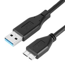 Переходник с USB 3,0 A на Micro B «папа», кабель-конвертер для SSD HDD, мобильного жесткого диска 2024 - купить недорого