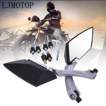 Espelho retrovisor para motocicleta, para yamaha r6, r1, mt, 09, 07, tmax, xmax, wr, 125, 250, 690, 125, 200, 390 2024 - compre barato