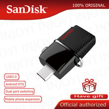 Sandisk Otg Usb Flash Drive Mini Pen Drive 16gb 32gb 64gb 128gb Usb 3 0 150mb S Dual Usb Flash Drive For Pc And Android Phones Buy Cheap In An Online Store With