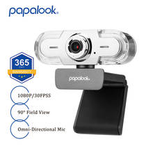 Webcam fhd 1080p, papalook pa452 pro, câmera de web usb com foco manual, microfones dsp duplos, para pc, mac, laptop e desktop 2024 - compre barato