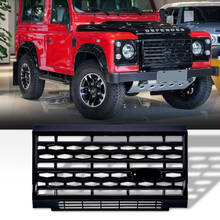 Peça de automóvel para caminhão, acessórios externos, plástico abs, preto, grade frontal, pára-choque, compatível com land rover defender 2024 - compre barato