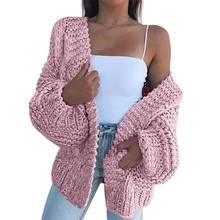 Cardigan Fashion Women sweaters Winter Faux Mohair Knitted Sweater Warm Cardigan Casual Coat Women's Clothing женские свитера 2024 - buy cheap