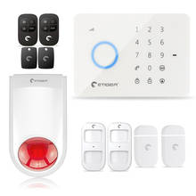 Sistema de alarma de seguridad para el hogar, sensor de movimiento con aplicación GSM, IOS y Android 2024 - compra barato