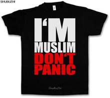 Camiseta I AM MUSLIM DO NOT PANIC II - Islam musulmán S M L XL XXL XXXL, nueva sbz3273 2024 - compra barato